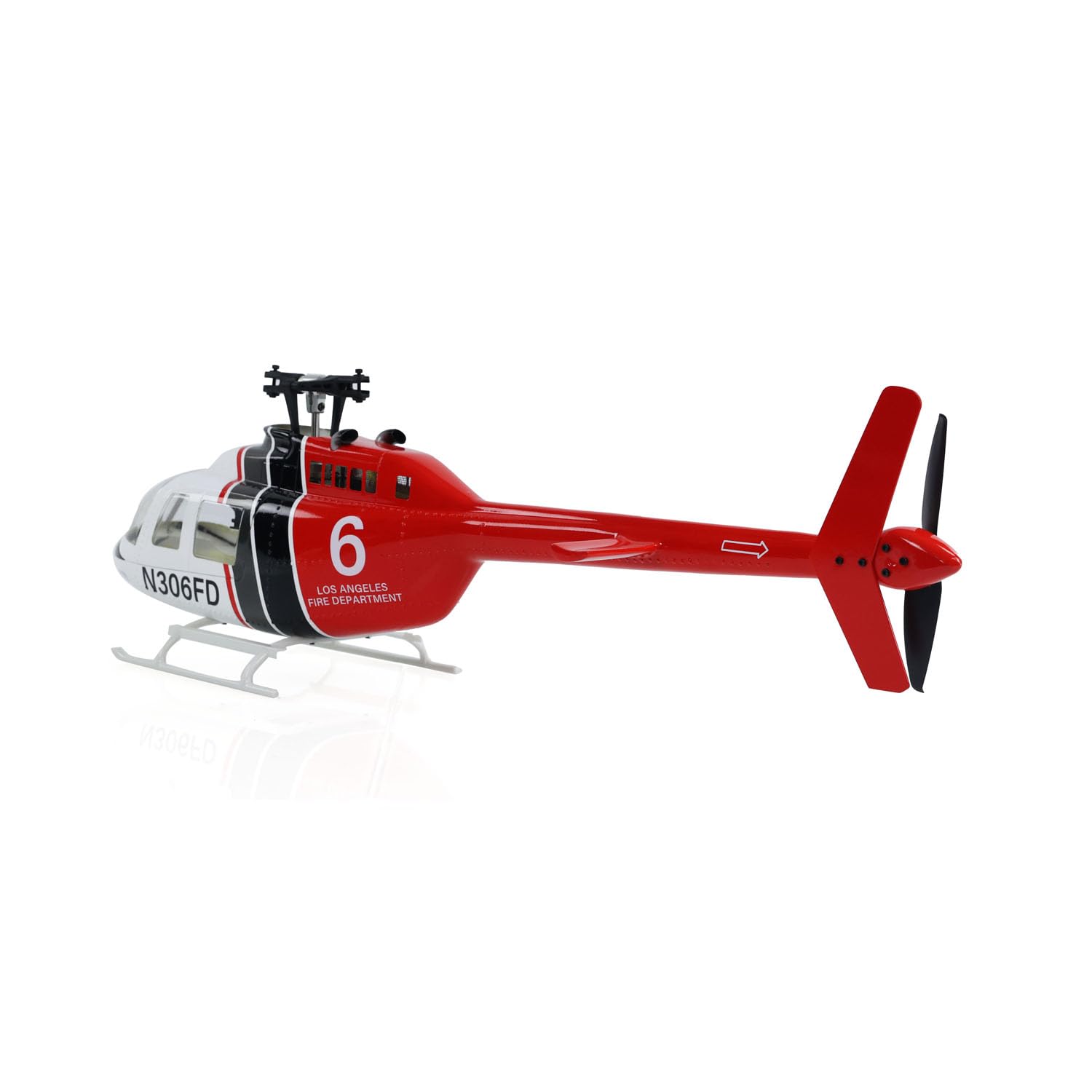 FLYWING 206 V3 RC-Hubschrauber RTF intelligente Drohne mit GPS | Fertig montierter ferngesteuerter Helikopter, GPS-Stabilisierung für einfaches Fliegen und zuverlässigen Brushless-Antrieb