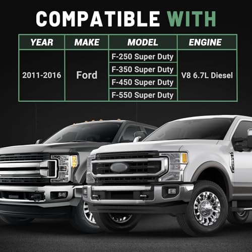 VORGENS Oil Separator Fit for Ford F250 F350 F450 F550 Super Duty, 6.7L V8 Diesel, 2011 2012 2013 2014 2015 2016#Replace PCV CCV Engine Oil Separator Assembly DC3Z-6A785-C DC3Z6A785C - Thumbnail 4