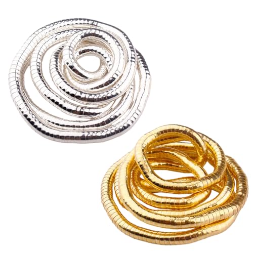 VERSATILI MODI DI INDOSSARE: il design semplice ma elegante di questa collana di serpenti pieghevoli può essere facilmente abbinato a diversi stili di abbigliamento e occasioni. Sia che la si indossi con abiti casual che con abiti da sera formali, è possibile distinguersi dalla massa con la collana con serpente pieghevole!