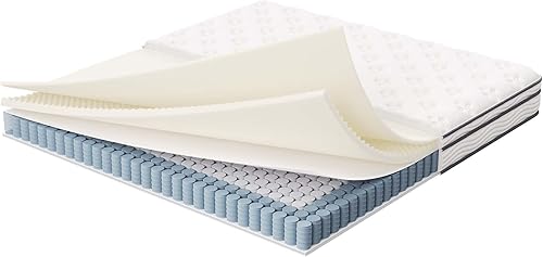 Miniatura 31 de Modway Jenna - Colchón King de muelles interiores (8 pulgadas), Tela, Blanco