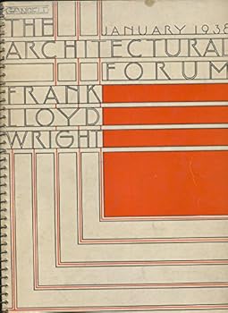 Spiral-bound The Architectural Forum. Frank Lloyd Wright. January 1938. Vol.68 - No. 1 Book