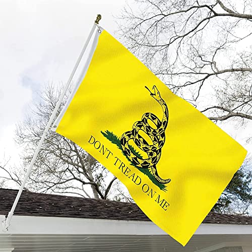 Drapeau Dont Tread On Me 12x20 cm double face en polyester robust - 2