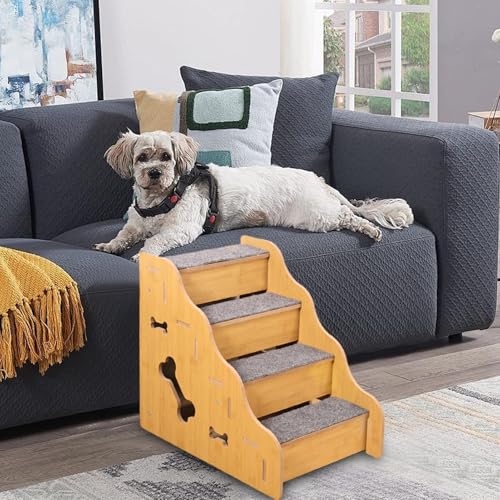 Escaleras para mascotas y rampa de escalada ligera para perros pequeños en sofá y cama 3