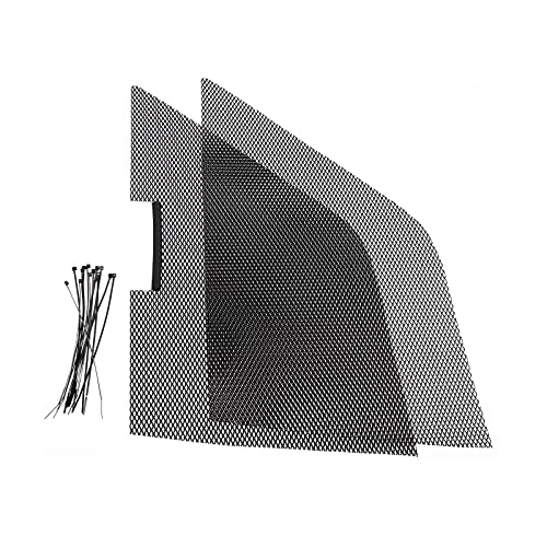 Urlwall Car Grill Mesh Set For 2020-2021 Chevy Corvette C8, Aluminum Body Bumper Front Protect Quad Grill Mesh Covers, Automotive Inner Radiator Front Grille Vent , ‎52711-04010 #TOP2