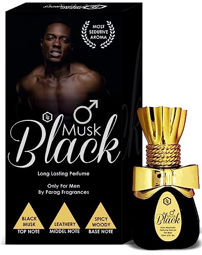 Image of Parag Fragrances Natural & Long Lasting Attar 12ml (Black Musk)