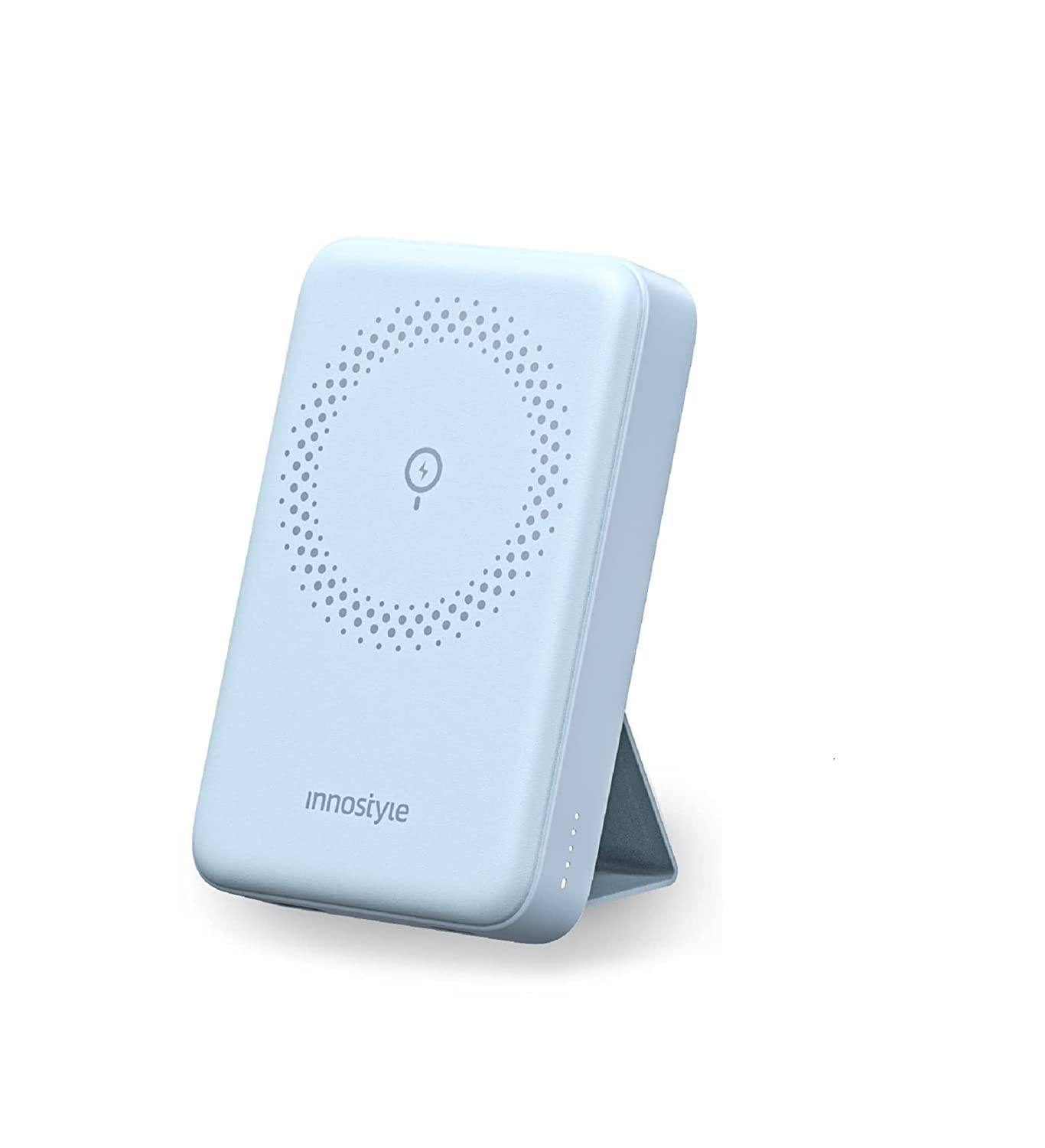 Innostyle 10000mah Magnetic Powerbank Charger, Wireless Magsafe Battery Pack, Portable Battery Charger with PD 20W Type C Fast Charging for iPhone 14/13/12-Blue