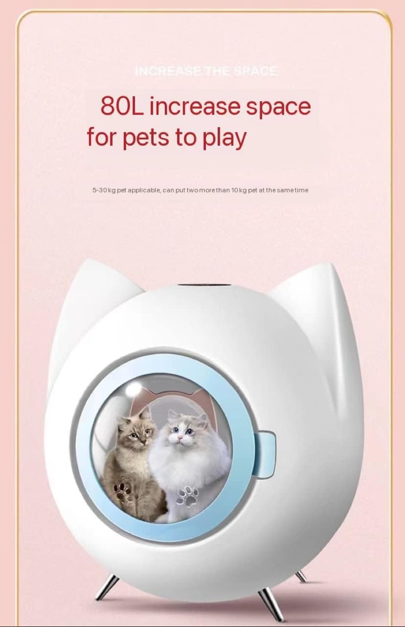 Pet Drying Box Cat Household Commercial Small Dog Hair Dryer Special Water Blower (Blue)