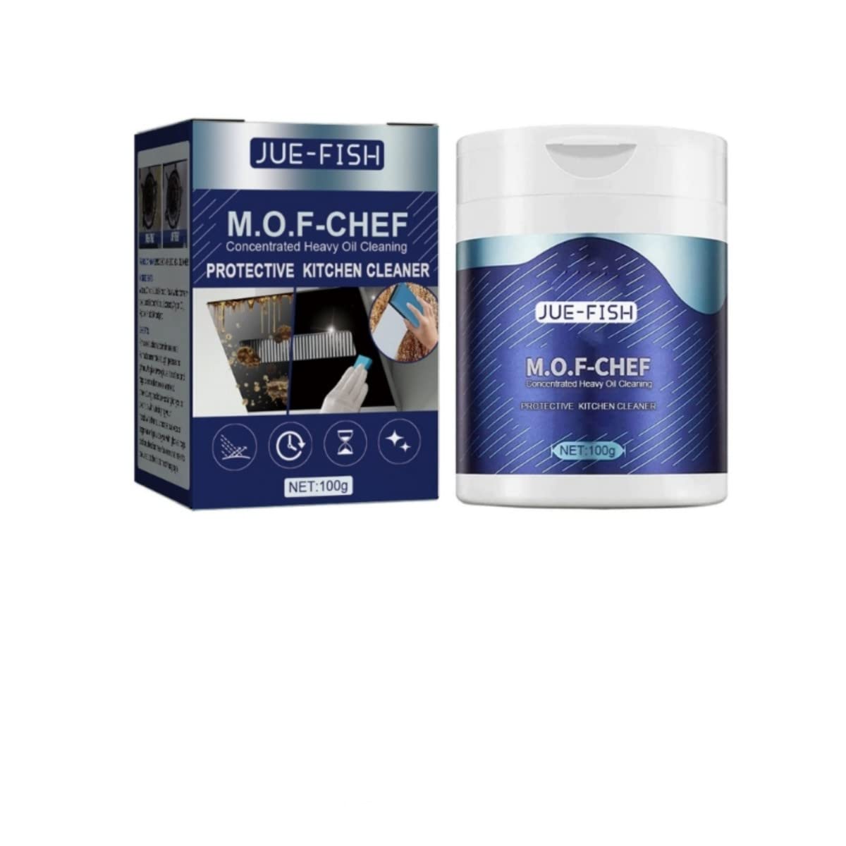 Rhomba 1pcs Kitchen Cleaning Powder Concentrated Heavy Oil Pollution Cleaner with Sponge Towel Gloves Household Degreasing Powder