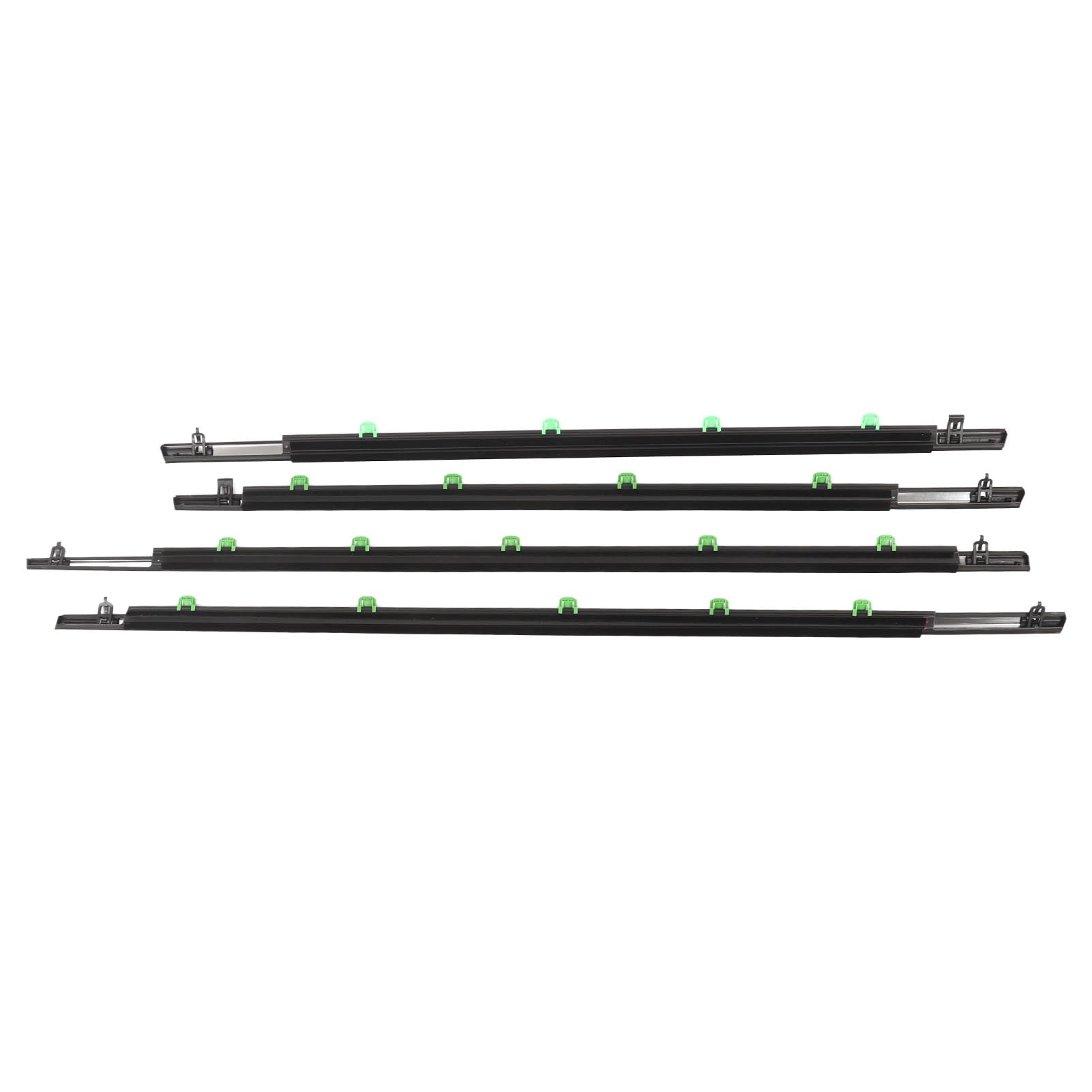 4 Pièces Garniture de Fenêtre de Voiture Haute stabilité 72410 SWA A01 Bande Météo pour CR‑V 2007-2011 Base de s'adapte à la Porte i Garniture de Fenêtre de VoitureBande Météo de