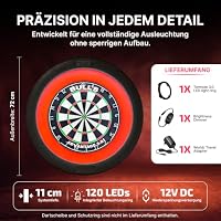 Bull's Termote 3.0 Dart Beleuchtung mit 120 LEDs für 360° Ausleuchtung – Ansicht 3