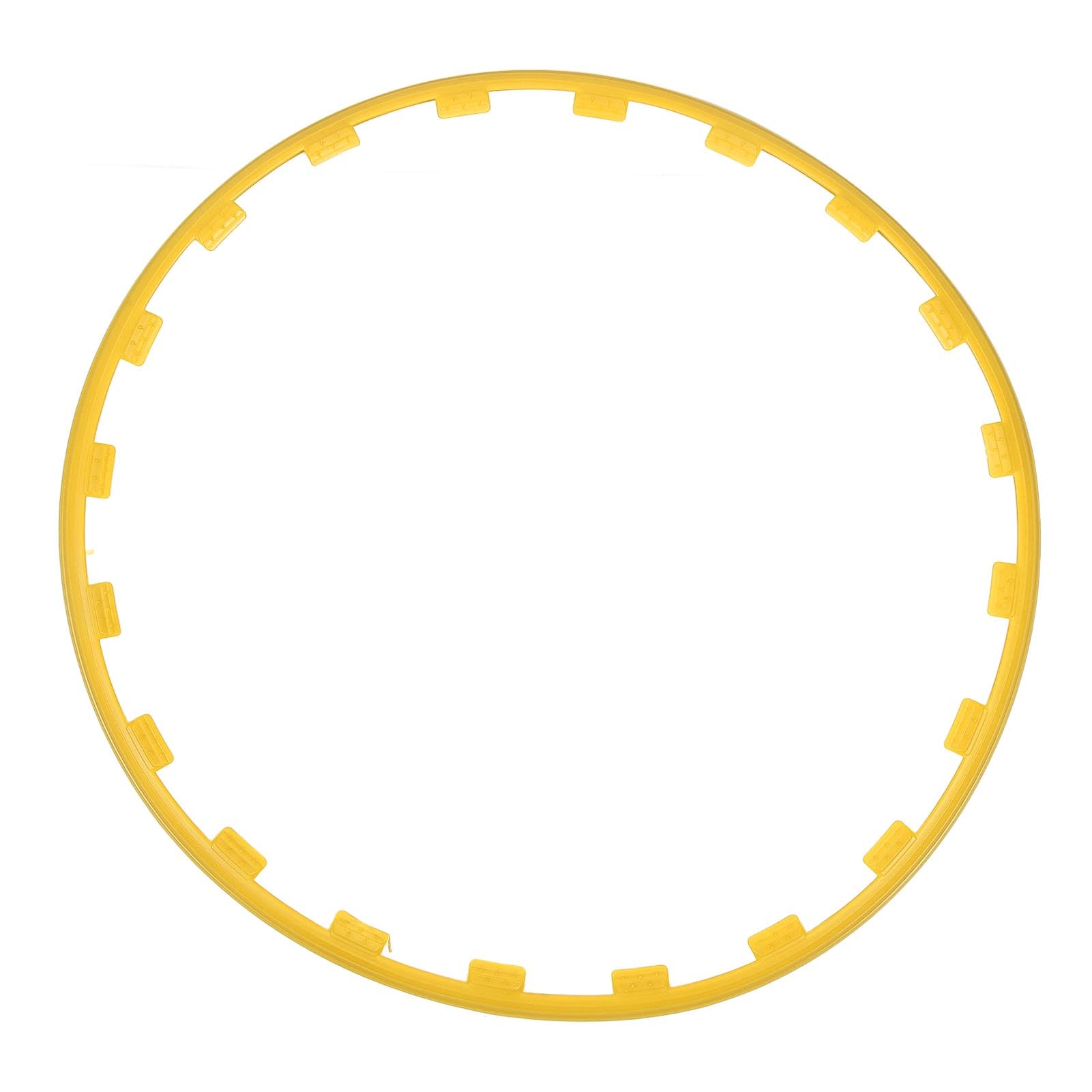 CHICIRIS Radkanten-Schutzring Nylon Felgenschutz 4 Stück für (Yellow)