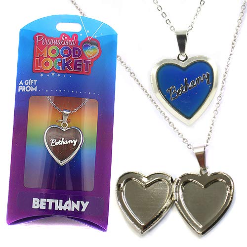 Stands Out, Supplying Outstanding GiftsStands Out Personalised Mood Locket Necklace - Bethany