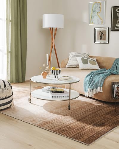 benuta Pop Teppich Laury - Beige 120x170 cm - Kunstfaser - Rechteckig & im Style: Uni, Elegant, Minimalistisch - Pflegeleicht für Wohnzimmer Schlafzimmer