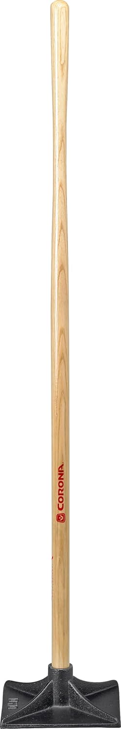 Corona Clipper 60-Inch Dirt Tamp with 10-by-10-Inch Plate UT60053