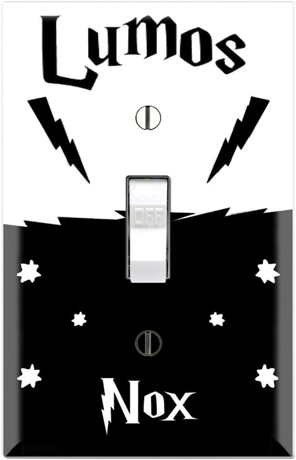 Graphics Wallplates - Lumos Nox - Single Toggle Wall Plate Cover