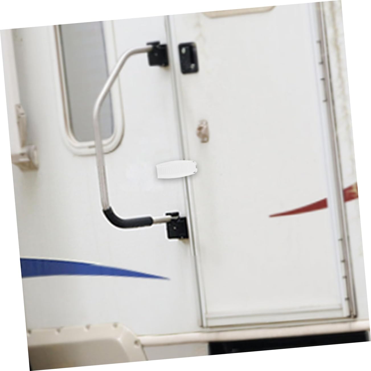 Zerodeko 2pcs Replacement Rv Door Holder Latch Secure Rv Cargo Doors Sturdy Fits Trailers