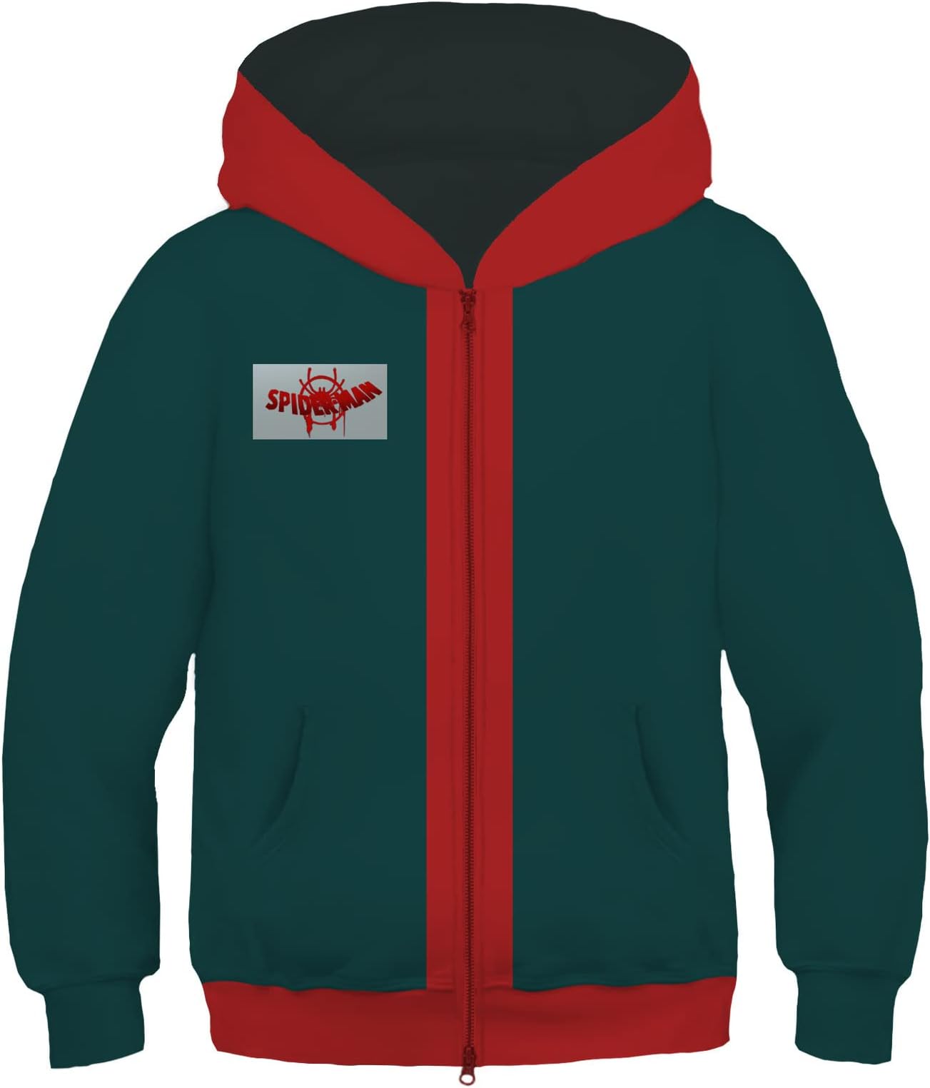 NXUEBDUMens Hoodie Jacket Boys Zip Up Sweatshirt Halloween Costumes (Kids, 10-12 Years)