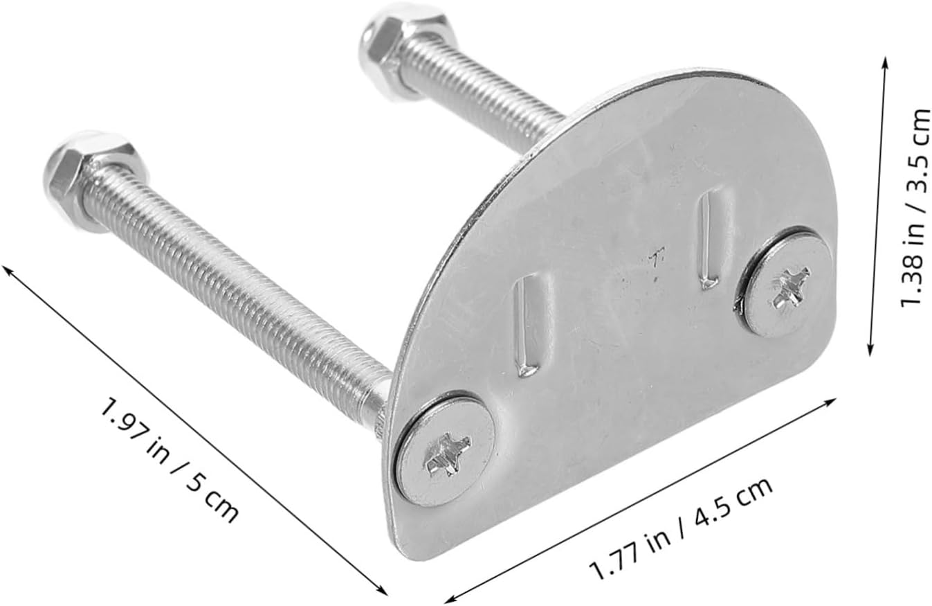 SUPVOX Roller Skate Hardware Accessories 4pcs Universal Skate Base Plates Ice Skate Wheels Roller Skating Shoes Bracket Shockproof for Indoor/Outdoor Skating