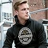 Guinness Label St. James Gate Long Sleeve Men's Hoodie Black X-Large #1