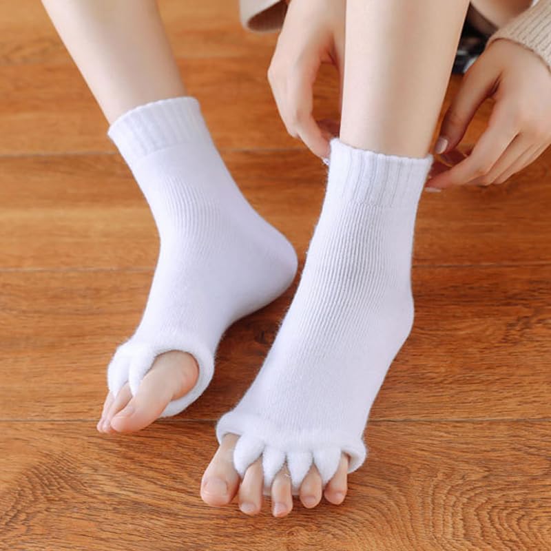 Image of 3 Pairs Five - Toe Freedom Socks - Ultra - Breathable, Moisture - Wicking, Anti - Blister, Arch Support for Women's Sports