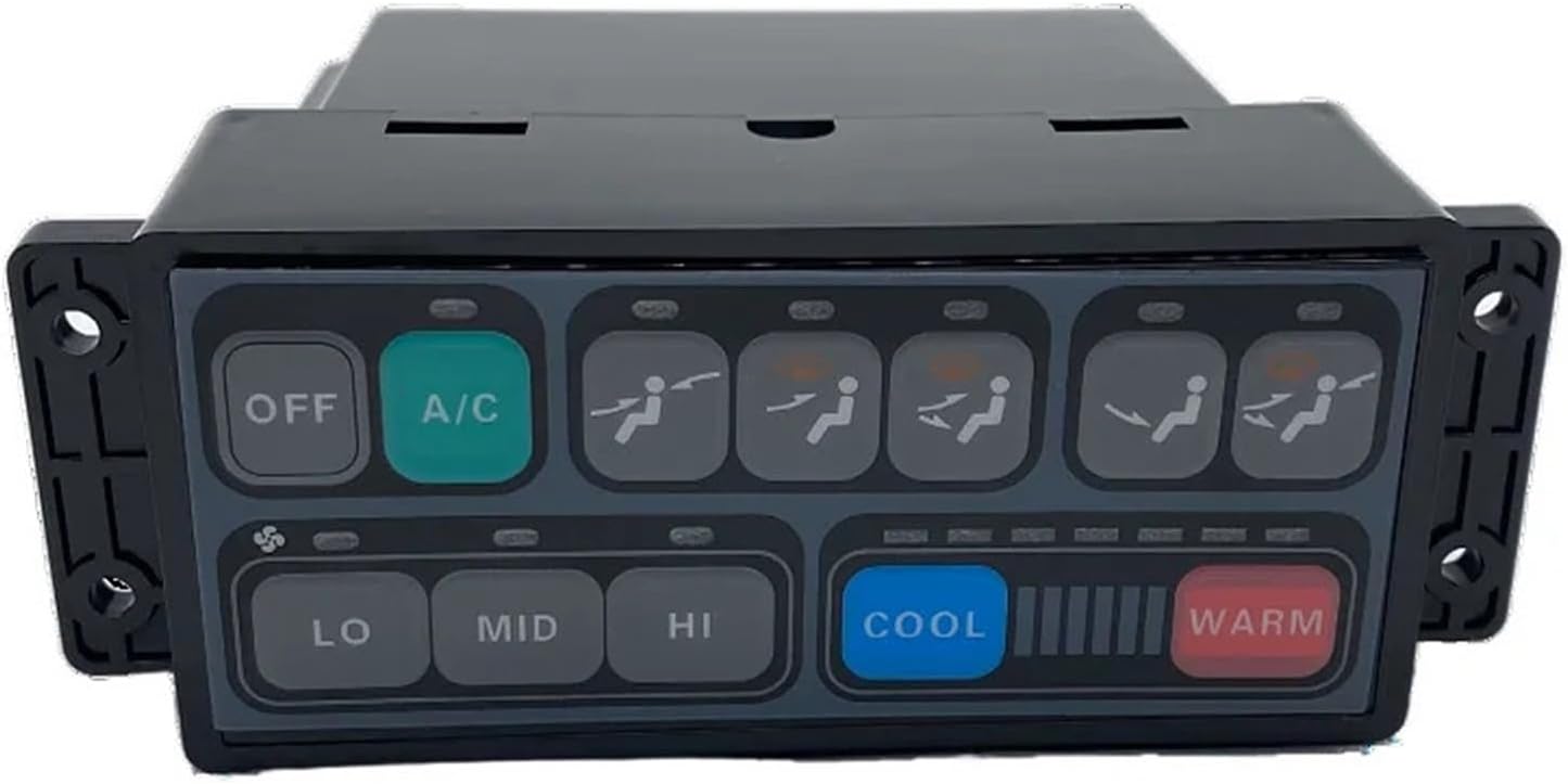 Excavator Air Conditioning Controller Panel Switch Compatible with DX55 60 75 215 260 380-9C Models(DX 12V)