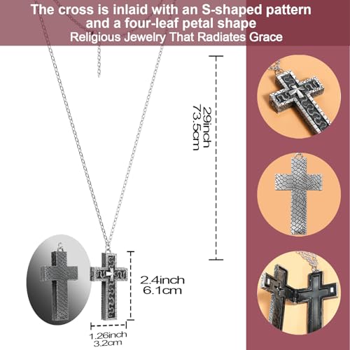 AICase For Squids Necklace Game,Thanos Necklace,Squid Thanos Game Cross Pendant Cross-Shaped Necklaces with Secret Compartment,Vintage 3D Printed Charm for Women Men_13