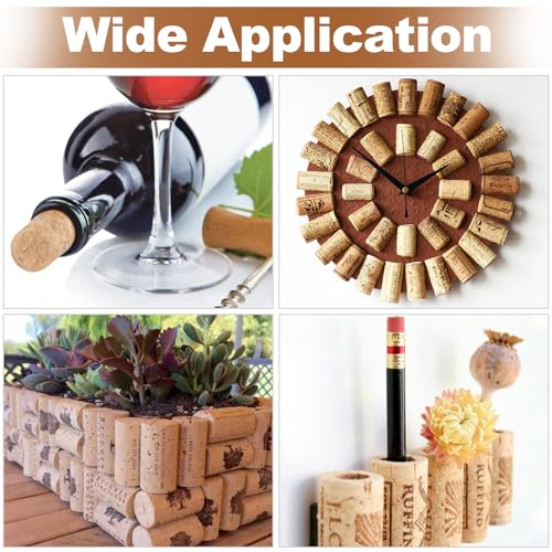 30 Stück Weinkorken, Naturkorken Flaschenkorken, Weinkorken zum Basteln Dekorieren, Korken für Bierflaschen, Wiederverwendbare Holzkorken für Champagnerflaschen, Weinflaschen, Rotweinflaschen