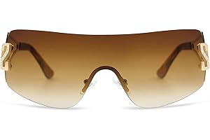 Futuristic Y2K Rimless Sunglasses: Embrace the Nostalgic Vibe