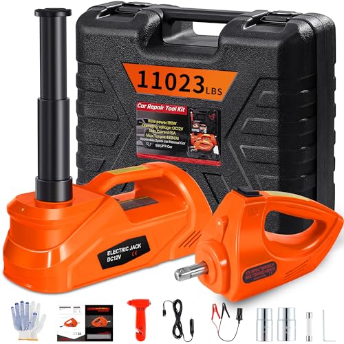 Electric Car Jack 5 Ton - 11023 LBS Floor Jack Lift, Included Imp...