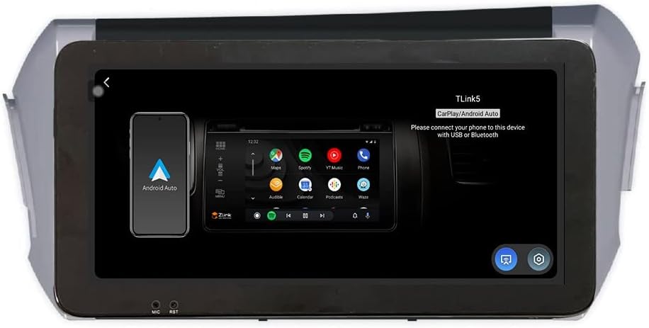 10.33" QLED/IPS 1600x720 Touchscreen CarPlay & Android Auto Android Autoradio Car Navigation Stereo Multimedia Player GPS Radio DSP ForTOY*TA innova 2015-2018 lhd