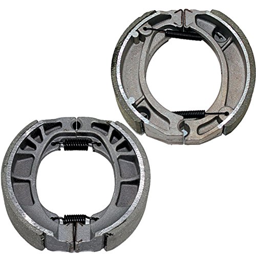Caltric Front & Rear Brake Shoes Compatible With Honda Cd50 Cd-50 Benly 50 1979-1987
