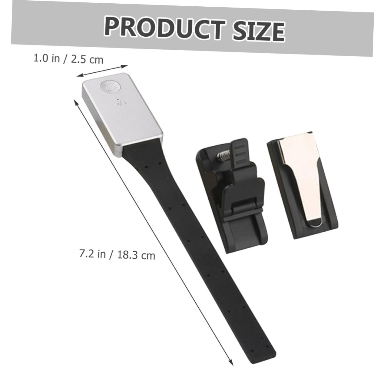 Lampada da Lettura a Clip LED per Libri, USB 250mah | Acrilico, Luminosità Regolabile e 3 Temperature Colore, Pinza Magnetica, per Studio e Lettura
