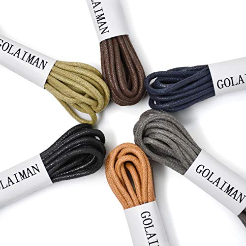 Golaiman B07DL4XJ2X Waxed Dress Shoe Laces thumb #1