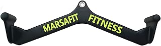 Home Gym Fitness Rowing T-bar V-bar Pulley Cable Machine Attachment, Bicep Curl Tricep Lat pulldown Bar Back Strength Training Handle Grips Lat Pull Down Bar for Seat Row Workout