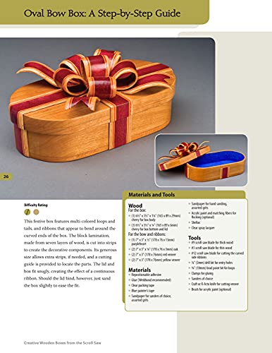 Creative Wooden Boxes from the Scroll Saw: 28 Useful & Surprisingly Easy-to-Make Projects (Fox Chapel Publishing) Patterns and Step-by-Step for Jewelry Boxes, Pivot Lids, Food-Shaped Boxes, and More - Image 3