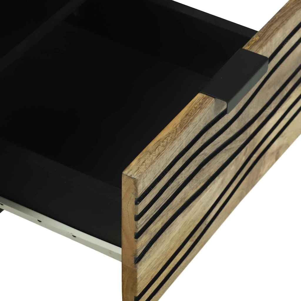 TV-Einheit mit Schubladen, Braun, 70x33x46 cm, Holzwerkstoff Lowboard, TV Schrank für Wohnzimmer, Media Center, Elegantes Design