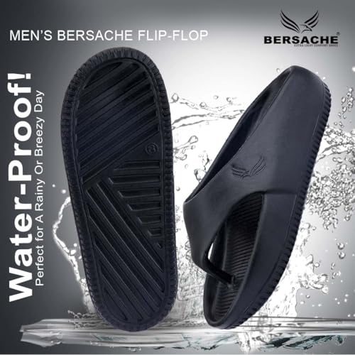 Image of BERSACHE Extra Soft Classic Casual with Regular wear with Ultra Soft & Flexibility Technology Flipflop for Men's