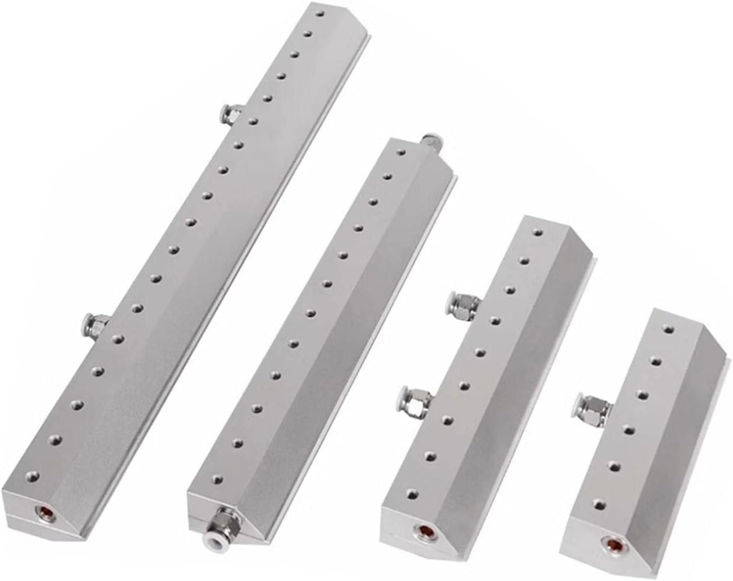 Soplador de cuchillo de aire, herramienta de eliminación de polvo de aluminio con boquilla de gas e interfaz de rosca de 1/4 pulgadas para uso en línea de producción industrial con compresor de aire