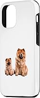 Vista 2 de Funda para iPhone 15 Cute Chow Chow Dogs