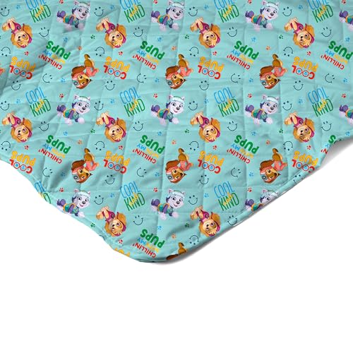 Image of Northwest Paw Patrol Chill Pups Quilted Throw Blanket - Official Oversized Blanket Featuring Classic Characters, Soft and Comfy Bedding for Kids' Bed, Couch, or Nap Time, 60 x 80 Inches
