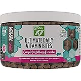 Only Natural Pet All-Natural Feline Holistic Ultimate Daily Multi-Vitamin Plus Cat Formula Essential Vitamins and Minerals Pet Supplement - 120 Soft Chew, A 30 Day Supply