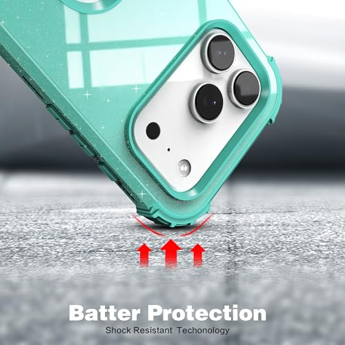 Coque iPhone Pro Max antichoc cyan IDweel protège votre écran des chutes et rayures - 7