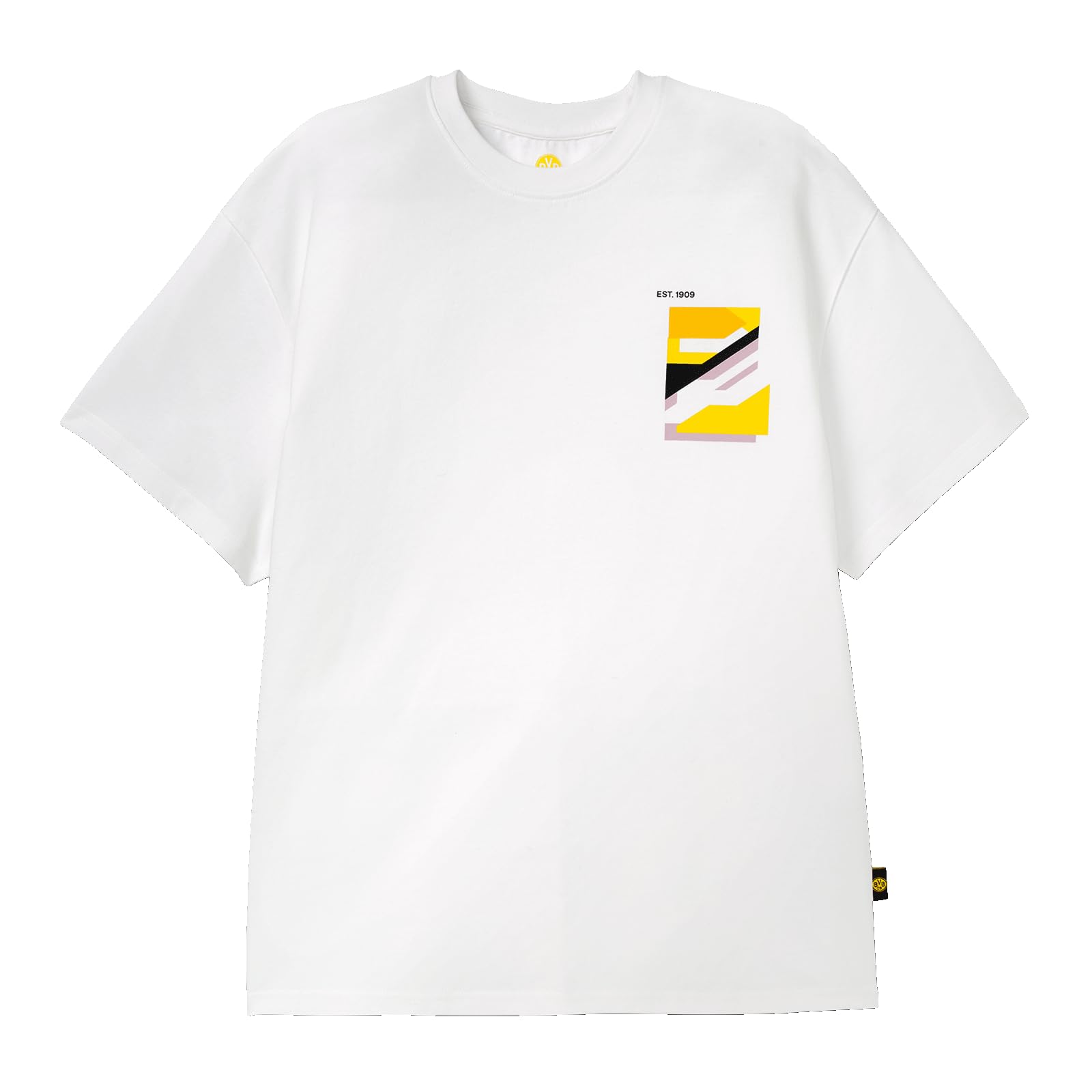 BVB Borussia Dortmund Women's T-Shirt White Shift Collection Size S