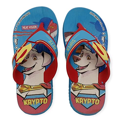 Chinelo Grendene Kids Style Chinelo de Dedo Inf, Meninos, Azul/Vermelho, 31/32