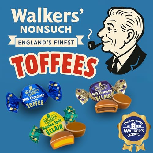 Walkers Nonsuch BANANA SPLIT Eclairs 150g - Toffees aus London