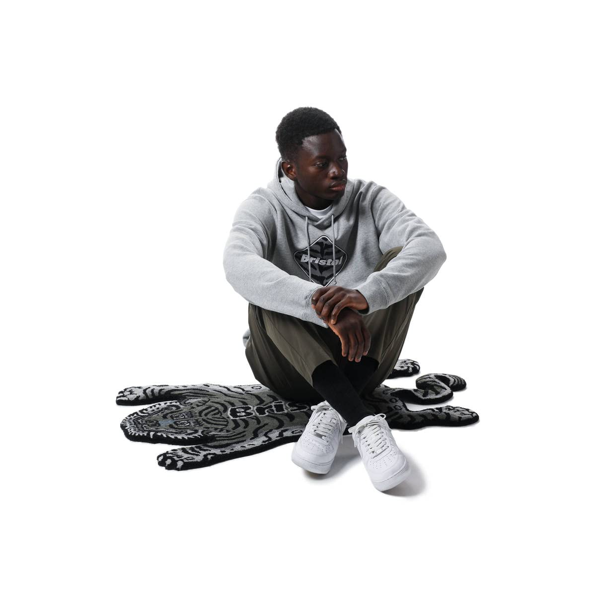 Amazon.co.jp: FCRB 22SS BRISTOL TIGER SMALL RUG MAT Black Small