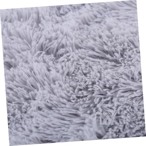 Manta para sofá acogedora de felpa térmica color gris claro 4