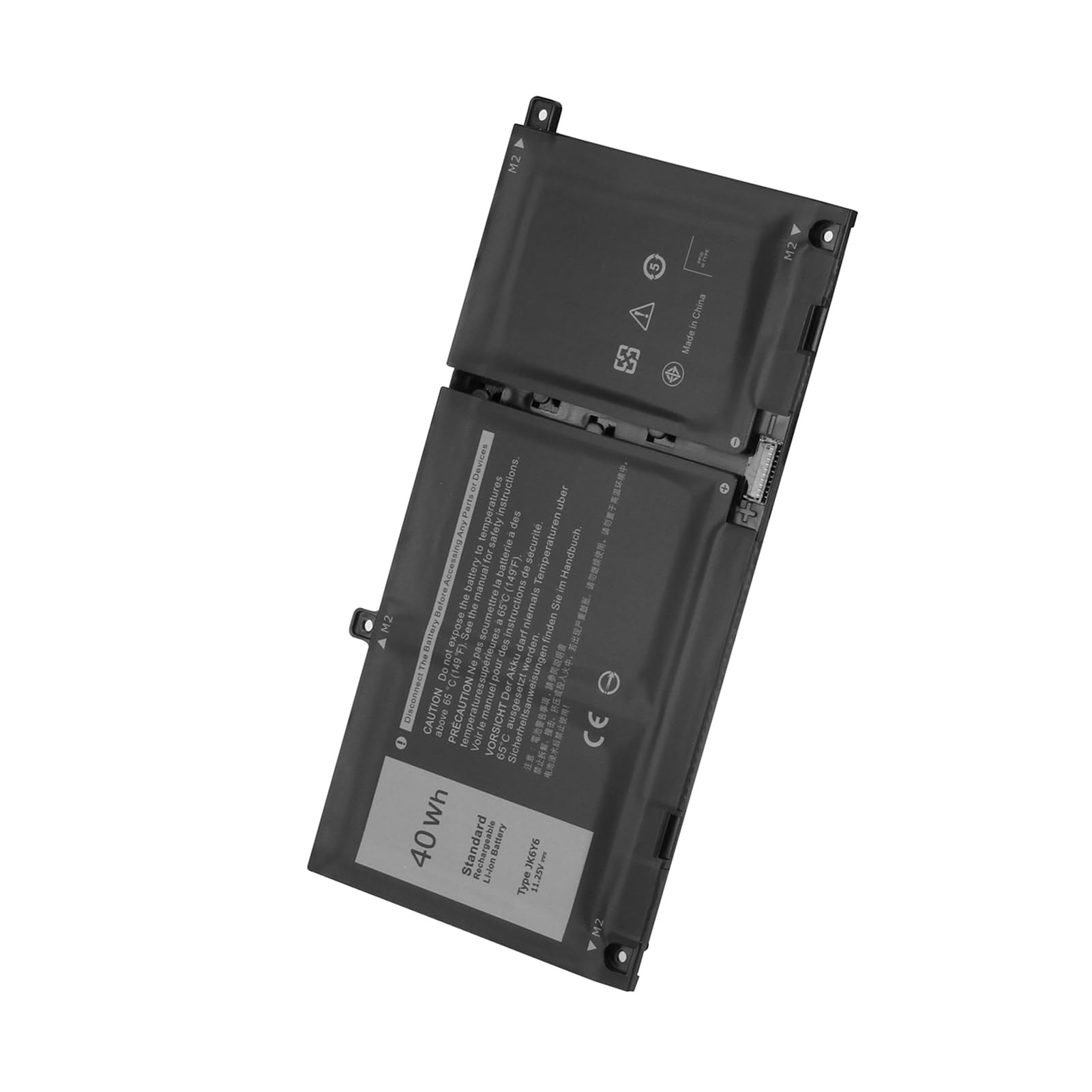 JK6Y6 Batteria per Dell Latitude 3410 3510 Vostro 5300 5401 5402 Inspiron 5300 5401 5402 5408 5501 5502 5505 5508 5406 7405 7300 7306 7500 7506 2-in-1 Silver Series C5KG6 11.25V 40Wh