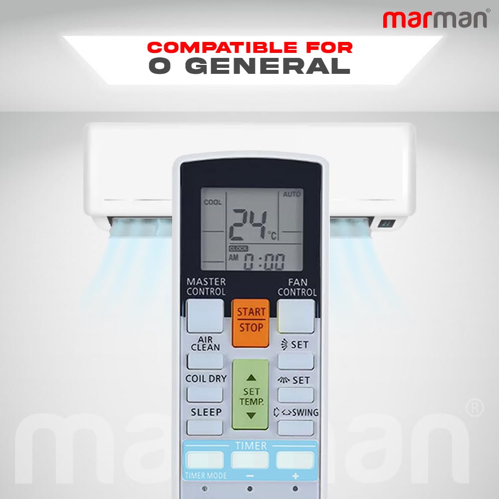 Diwali Offer Buy Now Marman® Compatible With O General Ac Remote Original Ar-Ry12