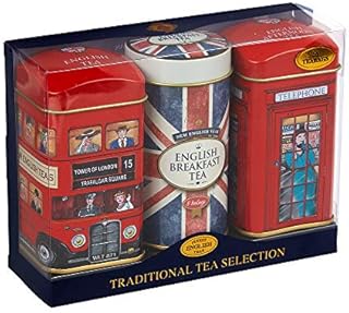 Heritage Tea Selection Triple Tea Tins 28 Teabag Gift Pack Union Jack